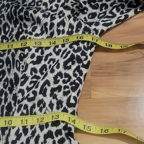 Vintage 70s Animal Print Mini Dress S - Picture 14 of 16